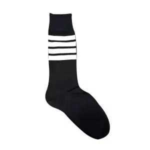 25FW 삼선 4바 라이트웨이트 코튼 미드카프 삭스 양말 (FAS020B 01690 415) [당일]
