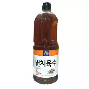하니A 멸치육수1.8L 국물 멸치육수 면사랑 멸치액 육수 빠른배송