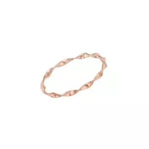 [로이드]1층 동아수성 꽈배기 베이직 미스링 14K 반지 LRS20055G