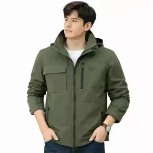 지프 스피릿 봄가을 남성 바람막이 사파리 자켓 HL8111A