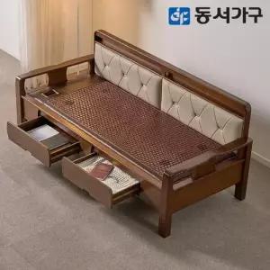 동서가구 [가죽수납] 편백나무 인볼브 세라믹 카우치 온돌소파 DF645677