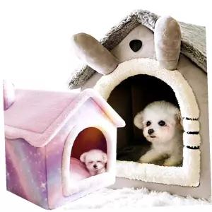 고양이 하우스 강아지집 뽀글이하우스M 애견 반려동물 겨울