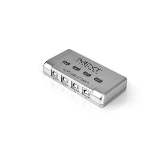 넥스트유 NEXT-3504PST 1대4 USB2.0 자동선택기 원터치 공유기