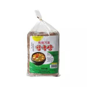 완전식품 뚝배기표 청국장 2kg 청국장찌개 청국장양념