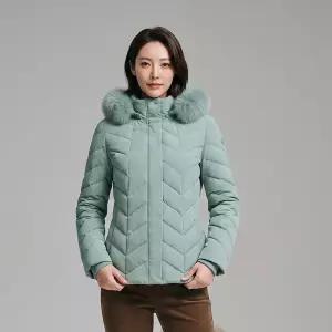 [PAT 여성] 주력 수입 폭스퍼 구스다운 점퍼_QK82032