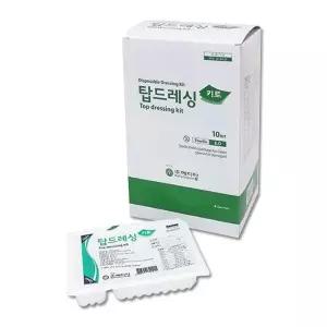 메디탑 일회용 탑드레싱키트 E형 10개입 1박스 멸균 드레싱키트 포셉키트