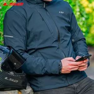 LS2 BOLTON MAN JACKET DARK BLUE 오토바이 자켓
