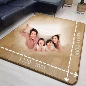 [한일꽃잠] 프리미엄형 거실용 전기카페트 특대형 8인용 좌우분리난방 [전기매트/장판]