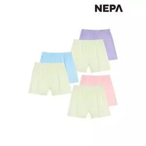 [하프클럽/네파]네파 여성 트렁크 쇼츠 그린 스트라이프 세트 2PACK 7LBO109