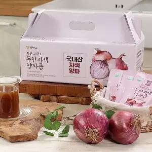 자연그대로 무안 자색양파즙 100ml 120포 (30개입 x 4박스)
