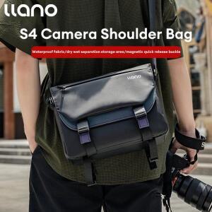 llano 카메라 가방 여행용 숄더백 방수 레인프루프 케이스 DSLR/SLR/미러리스 메신저백