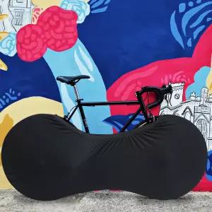 DSGS 로드 MTB 자전거 보관 덮개 실내 휠 커버 블랙