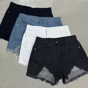 여성 찢어진 숏팬츠 핫팬츠 데님 면 반바지 4 color 여름 하이웨스트