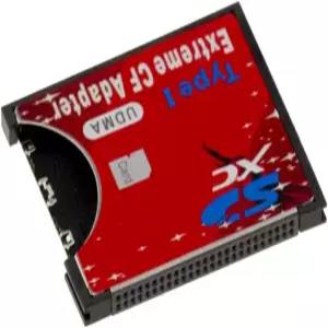 KALEA-INFORMATIQUE SDHC SDXC SD 3.0 to Compact Flash CF 어댑터 - 캐논/니콘 컴퓨터 또는 카메라용