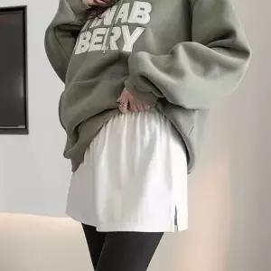 (색상 아이보리)페이크 레이어드 티셔츠 이너 속치마 이너스커트