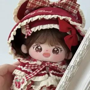 2026 새로운 버터 쿠키 달콤한 작은 빨간 모자 20cm 코튼 인형 코스프레 드레스 세트 귀여운 업