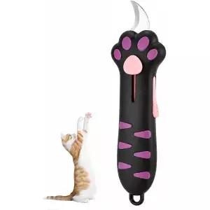 고양이 발바닥 상자 절단기 절단 수납형 포장 골판지 및 테이프 개봉용 스테인리스 스틸 칼날 애호가