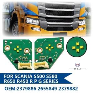 스카니아 S500 R650 트럭 R P G 시리즈 DRL LED 보드 라이트 소스 칩 2379886 2655849 화이트 자동차 액세