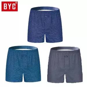[하프클럽/셀러허브_여성트랜드패션]BYC 남성 60수 으 3매입 박서 DOLG1186 세트