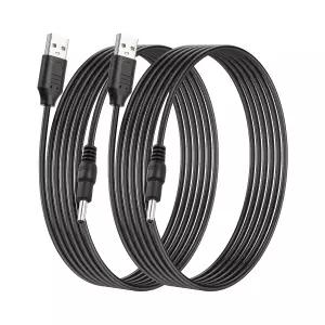 SinLoon USB to DC 3.5x1.35mm 전원 케이블 5V2A 10FT 3m IP 카메라/LED 조명/셋톱박스용 CCTV 충전 순수