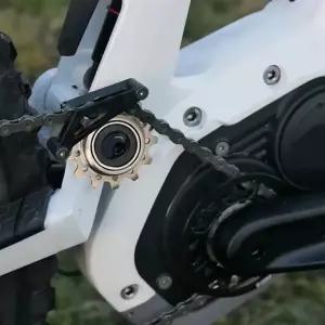 ABYB 서스펜션 하이 피벗 아이들러 풀리 Hybridizer Ebike Bicycle 용 Haibike 13T 스틸 휠