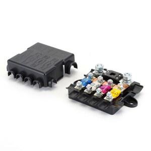 휴즈홀더 퓨즈 차량용 분배 방향 미디 12V24V 보트 회로 박스 거치대