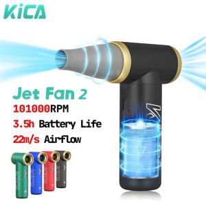 [호환품]100000RPM KICA 제트팬 2 에어 블로워 휴대용 터보 팬 압축 공기 먼지 제거기 무선 컴퓨터 키보드