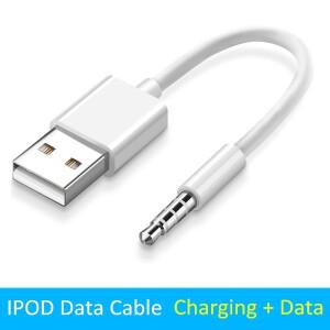 Ipod SHUFFLE 데이터 케이블 USB Mp3 충전 3 4 5 6 7세대 와이어와 호환 가능