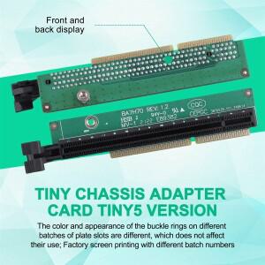 lenovo 호환 Tiny5 시리즈 모델 P330 M920Q 01AJ940 PCIE16 라이저 카드용 A43I PCI-E 16X 그래픽 어댑터