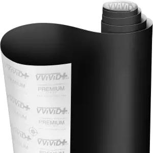 VViViD 블랙 매트 카 랩 비닐 롤 에어 릴리스 포함 3MIL-VViViD8 1.5ft x
