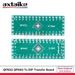 DIP 핀 보드 피치 IC 어댑터 플레이트 변환 QFN32 QFN40-DIP 전송 0.5mm QFN-40 QFN 10 개