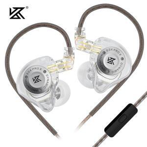 KZ EDX PRO X IEM 이어폰 다이나믹 드라이브 HiFi 딥 베이스 사운드 이어버드 스포츠 음악 분리형 케이블이