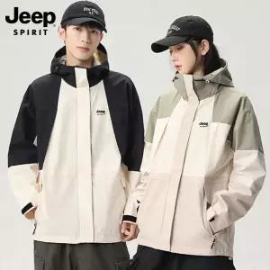 지프스피릿 JEEP SPIRIT 바람막이 남.여공용 방수점퍼 후드집업 등산자켓 7367