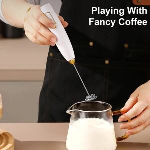 라떼 블렌더 카푸치노 스무디 말차 핫 초콜릿 거품 미니 전기 우유 거품기 휴대용 만 호환들기 기계