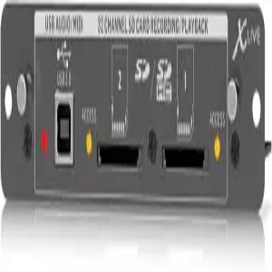 SD/SDHC 카드 및 USB 오디오/MIDi 인터페이스에서 32채널 라이브 녹음/재생을 위한 Behringer XLIVE X32