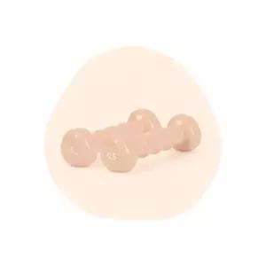 아이워너 삼각 아령 0.5kg 컬러 PVC 코랄핑크