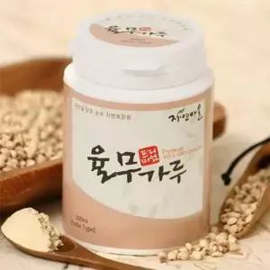 율무가루 팩 스크럽 각질 노폐물 피지 제거 보습 팩