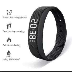 스마트 팔찌 LED 디지털 방수 시계 Smartband 보수계 모니터 밴드 진동 알람 알림