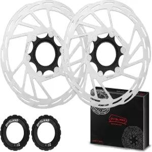 DYISLAND 2개 자전거 센터락 브레이크 로터 160mm MTB 2개의 잠금 링이 있는 전기 BMX 산악 로드