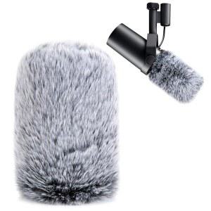 SHURE SM7B용 YOUSHARES SM7B 팝 필터 SM7B SM7DB 다이내믹 보컬 마이크와 호환됩니다. (회색)