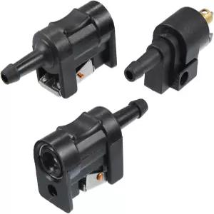 X AUTOHAUX 3pcs 해상 보트 엔진 연료 라인 커넥터 피팅 8mm 여성용 파이프 조인트 야마하 아웃보드 모터