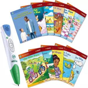 LeapFrog LeapReader 시스템 10권 책 묶음 읽기 배우기