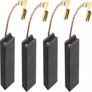 2쌍의 카본 브러시와 자동 스톱 6.5x11x25mm 마키타 HK1820L HM0870C CB350 194160-9와 호환 가능