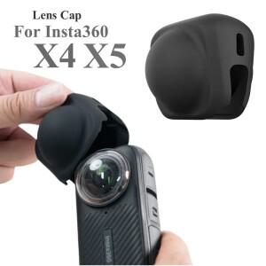 인스타360 호환 X5 X4 보호 커버 액세서리 용 렌즈 캡 360 카메라 방진 방지 스크래치 실리콘 케이스