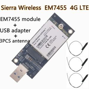 시에라 무선 EM7455 1103582 노트북 및 4G 라우터 USB 모듈용 FDD/TDD LTE Cat6 NGFF M.2 카드 300Mbps