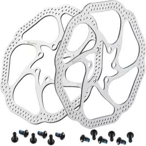 MTB 산악 도로 자전거 BMX용 12볼트 140mm/160mm/180mm/203mm의 D Dymoce 브레이크 로터 2개