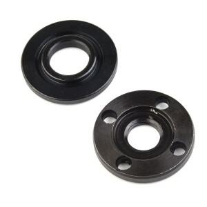 2pcs 플랜지 너트 세트 도구 스레드 앵글 그라인더 내부 외부 교체 14mm 스핀들 패스너 직경