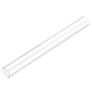 Uxcell O.D 투명 아크릴 파이프 폴리카보네이트 경질 원형 튜브 305mm 길이 플라스틱 피팅 1 개 6-50mm