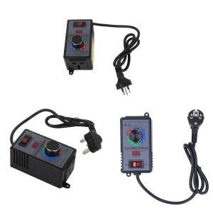 선풍기 속도 컨트롤러 모터 0-220VAC 출력 가변 조절기 과부하 AC220-240V