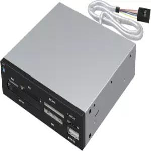 SABRENT 74 in 1 3.5 인치 내부 플래시 미디어 카드 리더/라이터(USB 포트 포함)